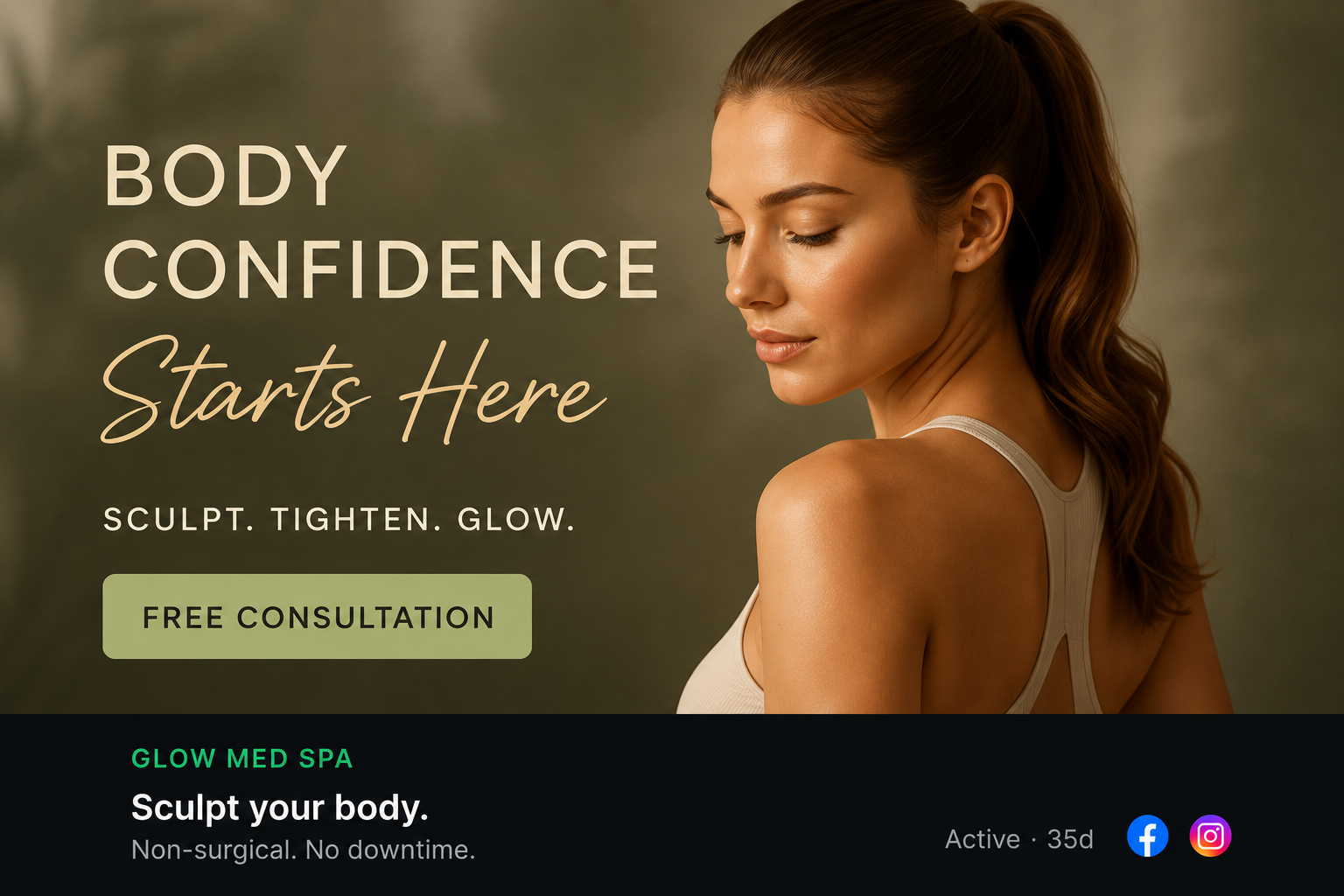 Example ad: Sculpt your body.